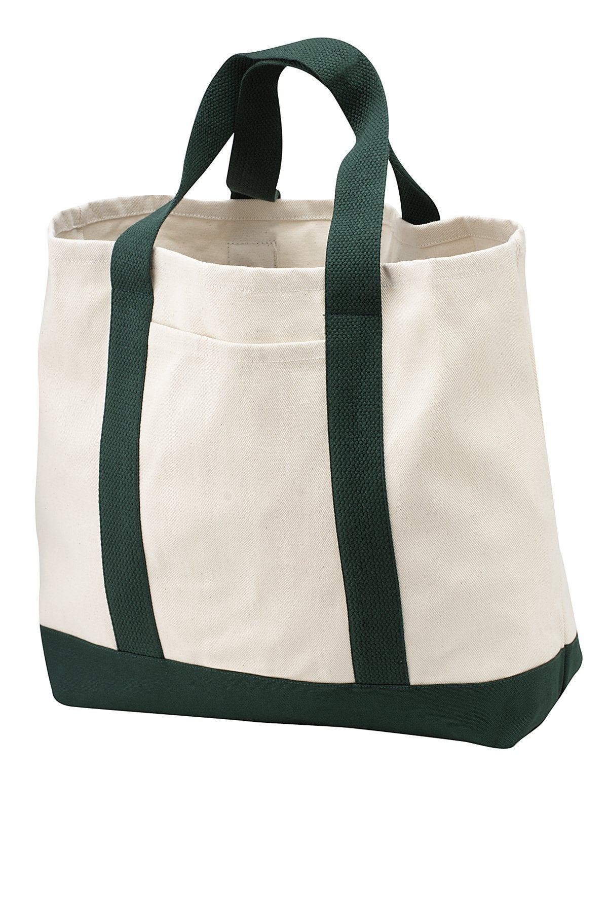 Fancy Beach Bags, Large Boat Tote with zip, Twill Canvas