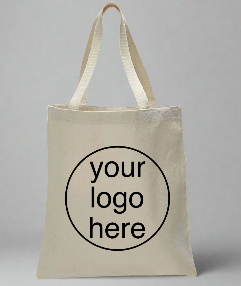 Screen Printed Cotton Tote Bags. Personalized Your Custom Tote Bags with Business Logo, Design or Artworks.