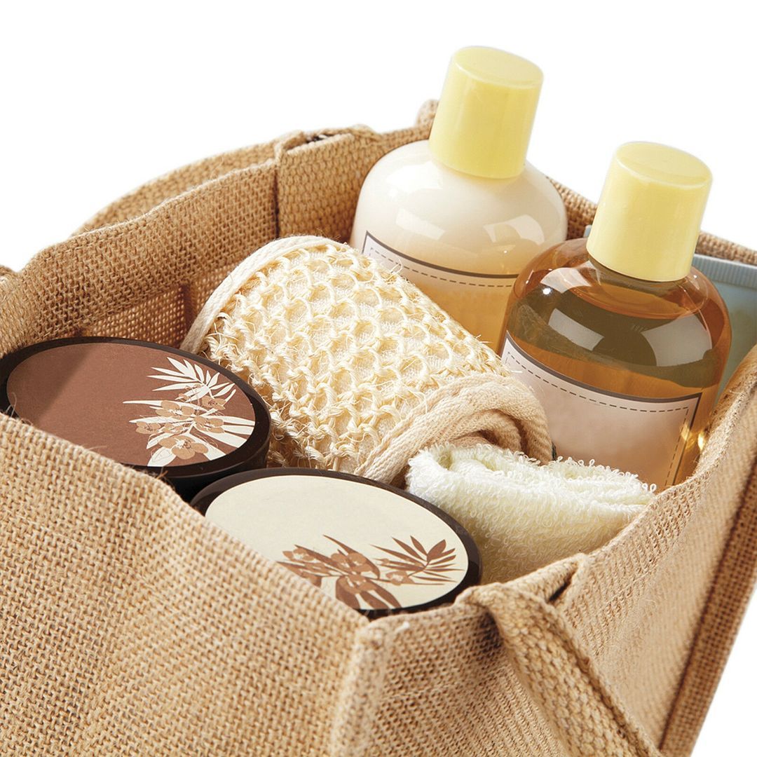 wholesale Burlap Jute Shopping Grocery Tote Bags in bulk